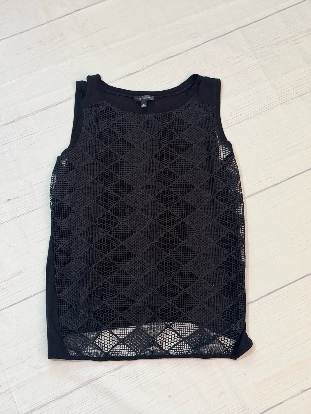 The Limited Black Crochet Lace Tank Top – Women’s Medium